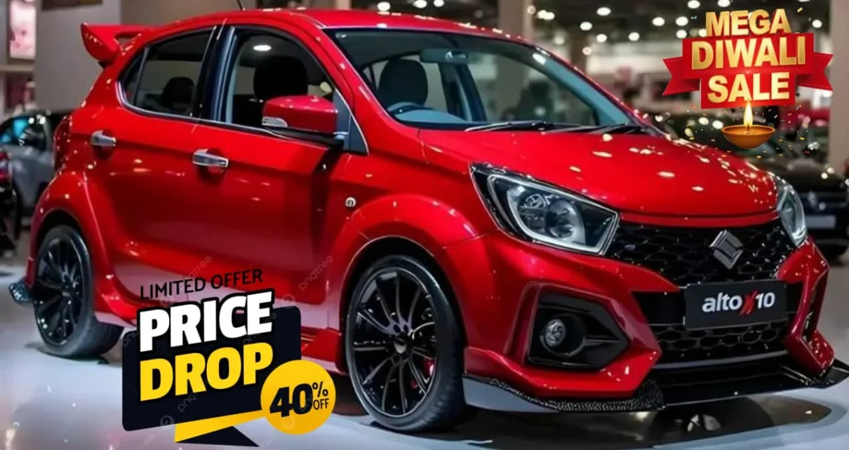 Maruti Alto K10 2025 Launch – 36 KMPL Fuel Efficiency & Premium Features Now with 40% Discount!