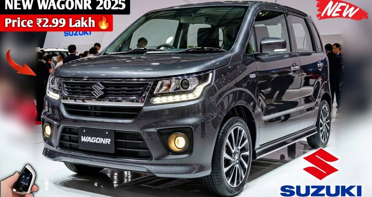 Maruti WagonR 2025 Launched – 39 KMPL Fuel Saver Hatchback Starts at Just ₹3.25 Lakh!