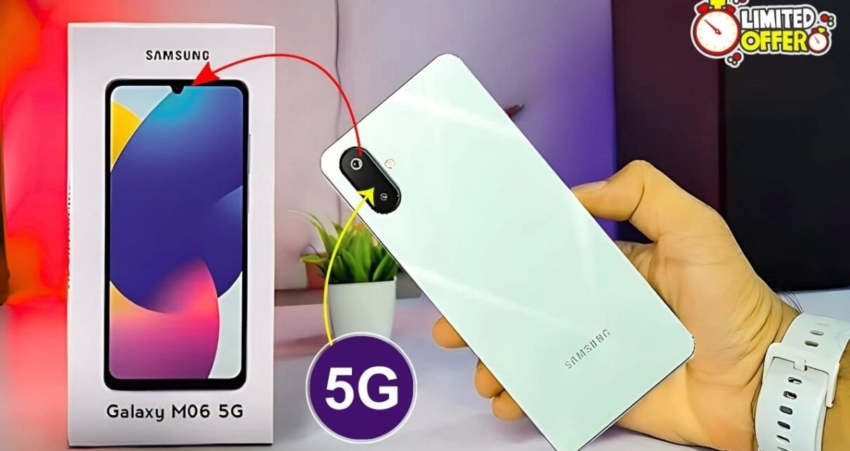 Samsung Galaxy M06 5G Launched – Budget-Friendly 5G with Big Display at Only ₹13,450