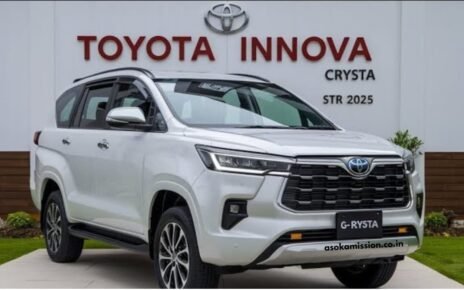 Toyota Innova Crysta 2025 Launch – हाइब्रिड इंजन, लग्जरी इंटीरियर और 22 km/l का जबरदस्त माइलेज!