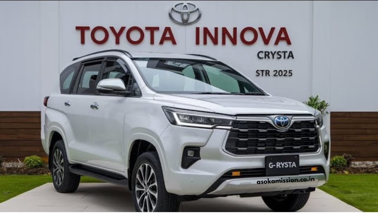 Toyota Innova Crysta 2025 Launch – हाइब्रिड इंजन, लग्जरी इंटीरियर और 22 ...