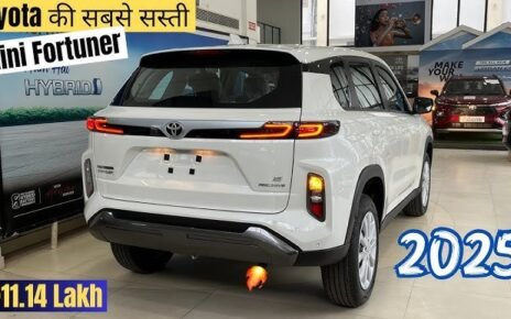 Toyota Urban Cruiser Hyryder 2025 – नई हाइब्रिड SUV की कीमत और माइलेज जानें! इस धनतेरस में लाएं अपना घर