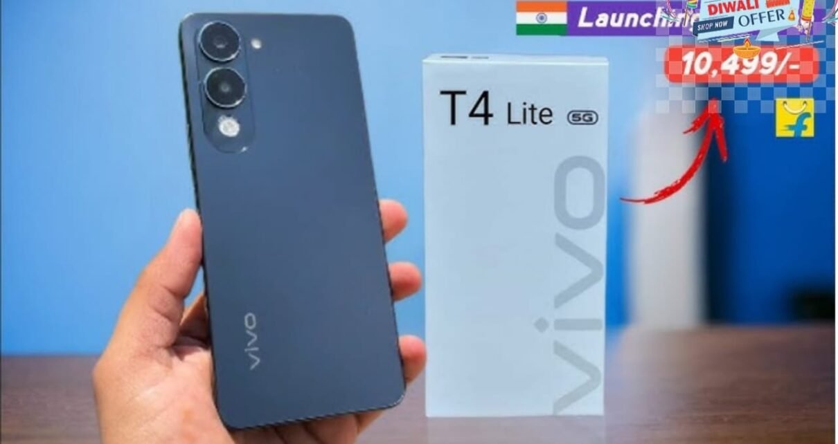 Vivo T4 Lite 5G – 120Hz डिस्प्ले, 50MP कैमरा और दमदार परफॉर्मेंस के साथ धमाकेदार लॉन्च